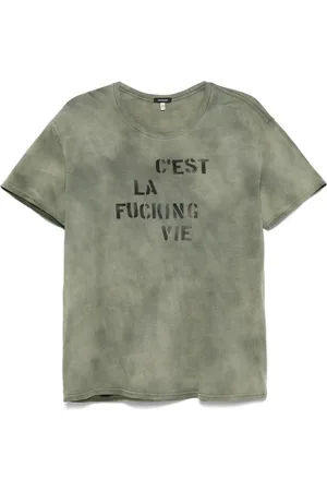 R13 Camiseta con estampado gráfico