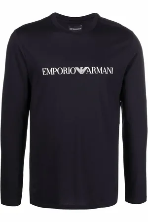 Emporio Armani Top de manga larga con logo