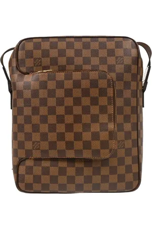 LOUIS VUITTON Bolso de hombro Olaf MM con motivo Damier característico 2005