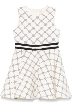 Elisabetta Franchi Vestido con logo estampado