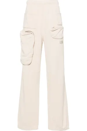 Maison Margiela Pantalones de chándal con motivo de números