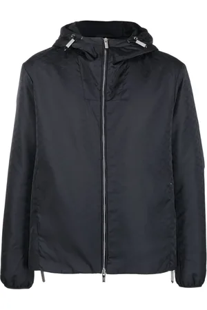 Emporio Armani Chaqueta con monograma y capucha