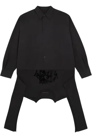 Maison Margiela Vestido camisero de popelina