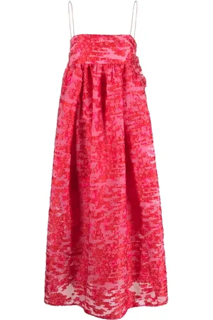 Cecilie Bahnsen Vestido midi Vilma