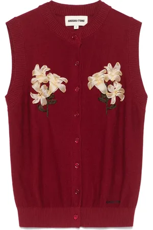 Shushu/Tong Chaleco con aplique floral