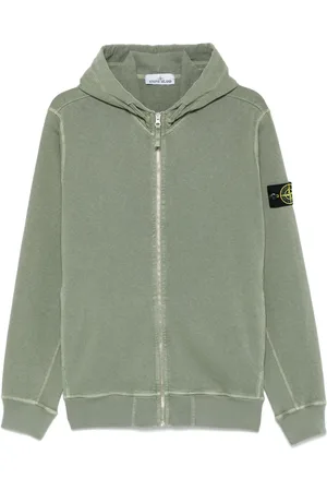 Stone Island Sudadera de algodón con capucha