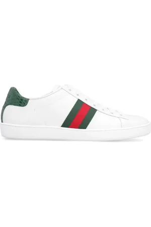 Gucci Zapatillas Ace con tribanda Web
