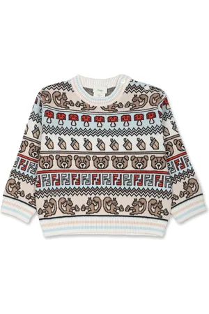 Fendi Jersey con cuello redondo