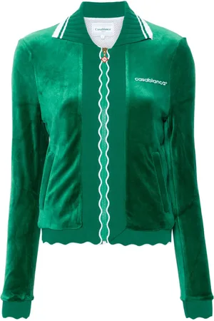 Casablanca Chaqueta de chándal festoneada