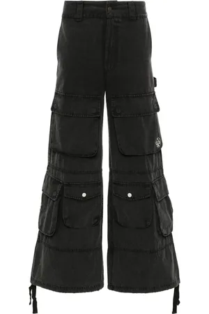 Untitled Artworks Pantalones anchos estilo cargo