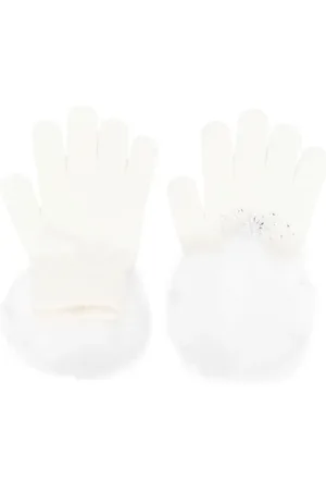 MONNALISA Guantes con pompón