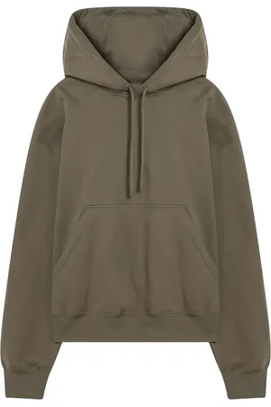 Saint Laurent Sudadera con capucha y logo bordado