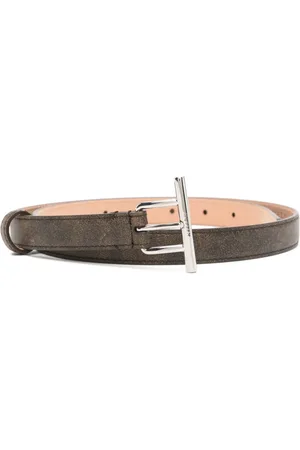 Alexander McQueen Cinturón con barra en T