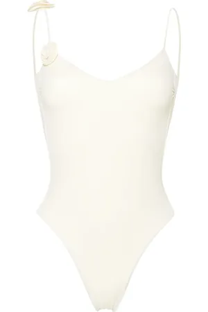 LA REVECHE Bañador Ashar con aplique floral