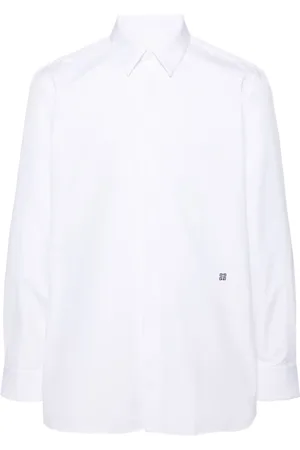 Givenchy Camisa de popelina con bordado 4G