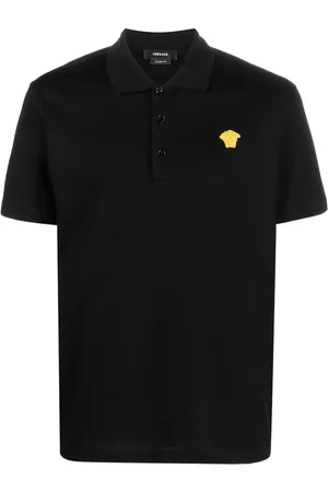 VERSACE Polo con bordado de Medusa