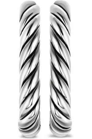 David Yurman Pendientes de aro DY Madison® en plata de ley