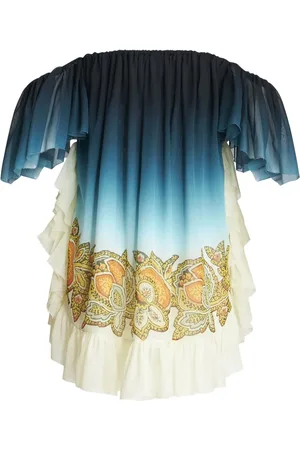 Etro Vestido con motivo de cachemira