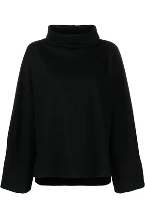 Issey Miyake Top con manga ancha y cuello falso
