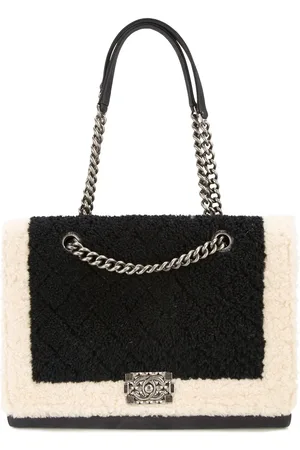 CHANEL Bolso de hombro Chanel Boy Mouton