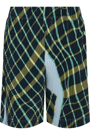 Issey Miyake Pantalones cortos Windswept Plaid