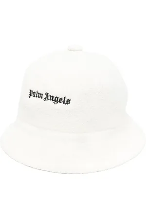 Palm Angels Sombrero de pescador con logo bordado