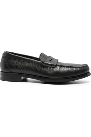 CANALI Mocasines texturizados con punta de almendra