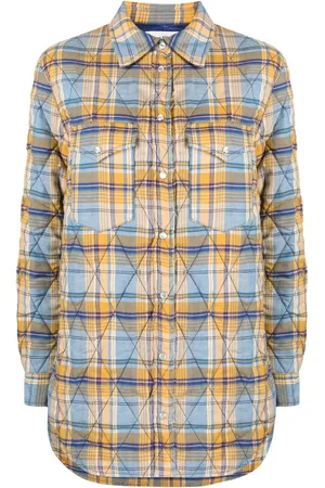 Marant Etoile Sobrecamisa acolchada a cuadros