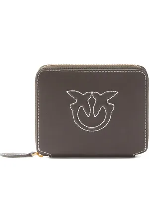 Pinko Cartera con logo bordado y cremallera