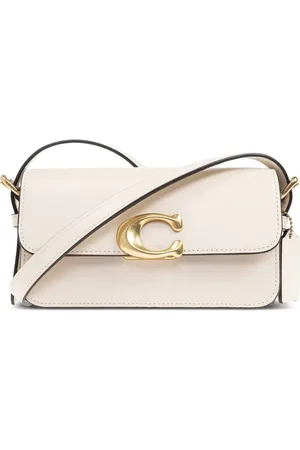 Coach Bolso de hombro con placa del logo