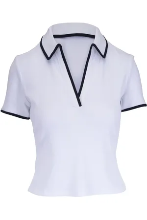VERONICA BEARD Polo con ribete en contraste