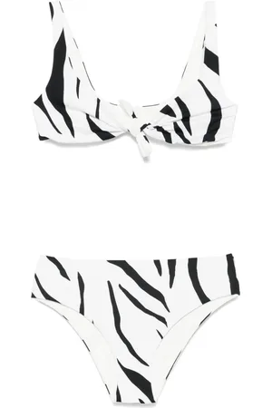 FISICO Bikini con estampado de cebra