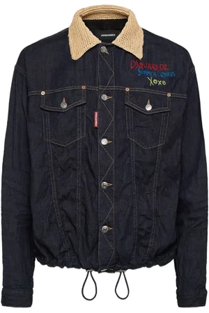 Dsquared2 Chaqueta vaquera de algodón con botones