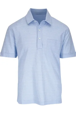 CANALI Polo con efecto melange