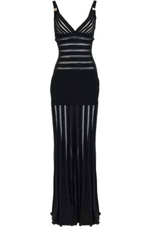 Elisabetta Franchi Vestido de fiesta semitranslúcido