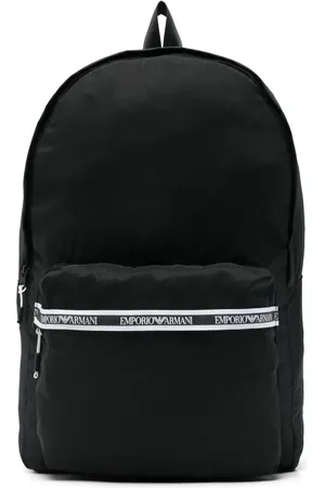 Emporio Armani Mochila con franja del logo