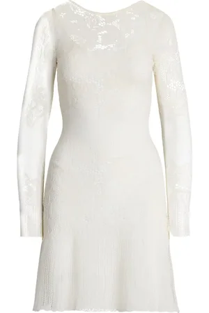 Ralph Lauren Minivestido con encaje bordado