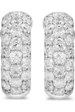 David Yurman Pendientes de aro DY Mercer Micro de 13,5 mm en plata de ley con diamantes