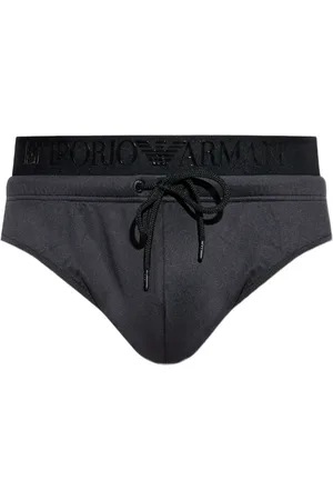Emporio Armani Bañador con franja del logo
