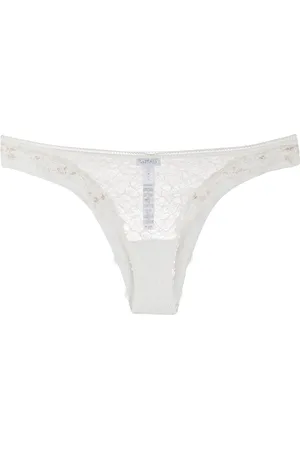 La Perla Tanga con bordado de encaje
