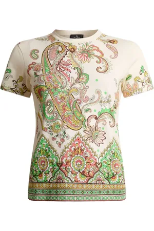 Etro Camiseta con estampado floral