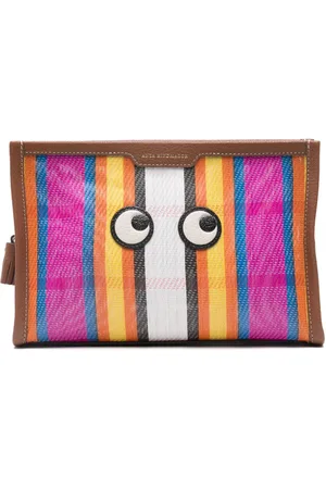 Anya Hindmarch Cartera Striped Eyes