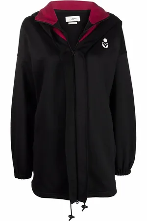 Marant Etoile Chaqueta con capucha y logo estampado