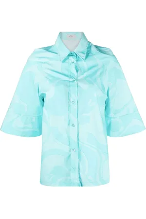 Etro Camisa con estampado de ondas