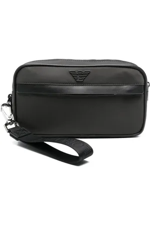 Emporio Armani Bolso de mano con placa del logo