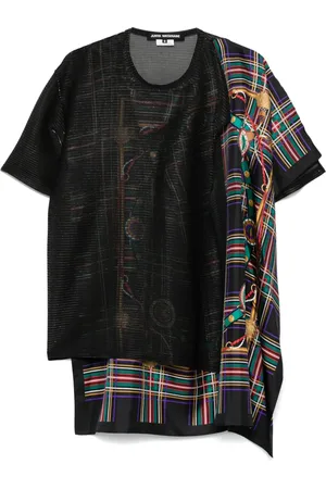 JUNYA WATANABE Camiseta con detalle de lúrex