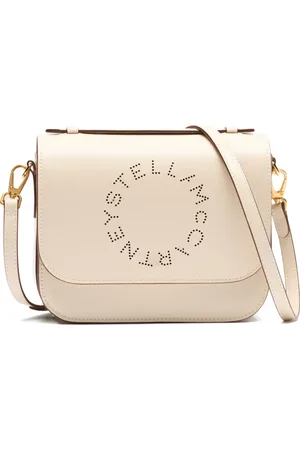 Stella McCartney Bandolera con logo perforado