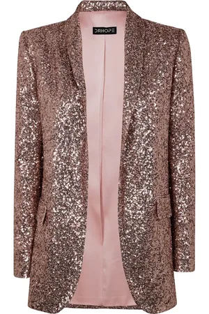 DRHOPE Blazer con lentejuelas