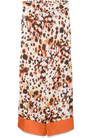 Liu Jo Pantalones estampados de satén