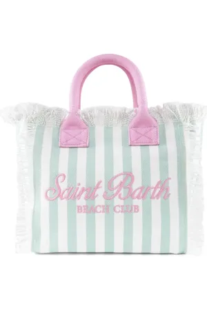 MC2 SAINT BARTH Bolso de playa con logo bordado